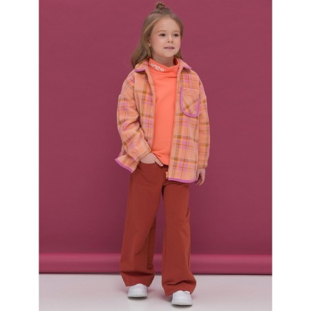 Jacket for girls, height 98 cm, peach color-1