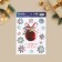 Interior sticker with a luminous layer of “bright moments”, 21 x 29.7 x 0.1 cm, New Year