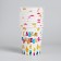 A one -time paper glass "Happy Birthday" candles and stars, 250 ml.