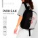 Backpack School Textile Chaotic, 38x14x27 cm, black/gray color