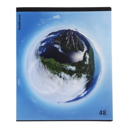 Notebook of 48 sheets in the Erichkrause "Fishay", matte lamination, an offset block 100%, mix-5