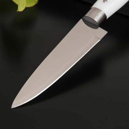 Knot Kitchen shade "Inkanto", blade 12 cm, white color-1