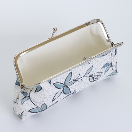 Cosmetic bag on the farmar, gray color-2