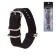 Solomon watch strap, 20 mm, l-27 cm, black