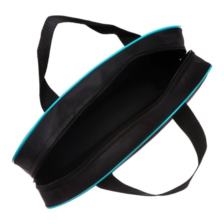 A4 notebook folder on lightning textiles 70mm 350 x 270, black/mint "September 1"-3
