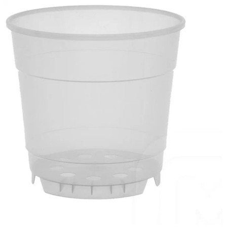 Plastic pot "Orchid", D = 15, natural