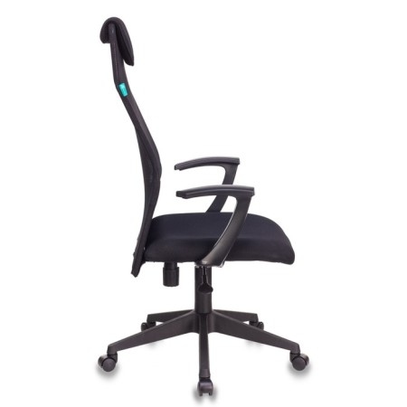 Кресло руководителя Бюрократ, черный, спинка сетка, KB-8/BLACK, TW-01 TW-11-2