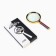 Classic magnifier in gold frame 6x, d = 9cm, master K.