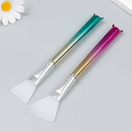 Modeling tool Spatula "gradient metallic" silicone mix width 3.5 cm h = 18 cm 924250-1
