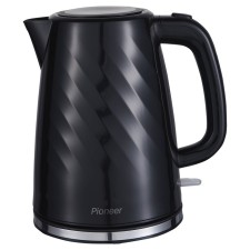 Pioneer ke220p teapots, plastic, 1.7 l, 2200 watts, black