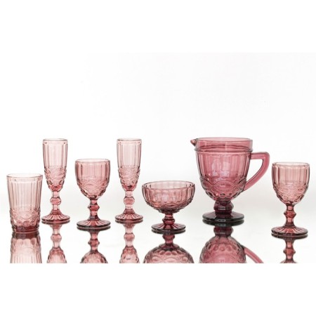Glass Glass Magistro "La-Channel", 1.1 l, pink color-6