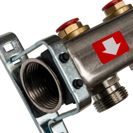 Collector Group Stout SMS-0932-000002, without flow meters, valve, 2 outputs, stainless steel. steel-1