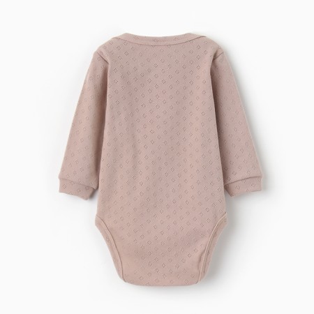 Body with a long sleeve, beige color, height 56-4