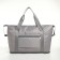 Sports bag with lightning, with an increase, external pocket, color gray color
