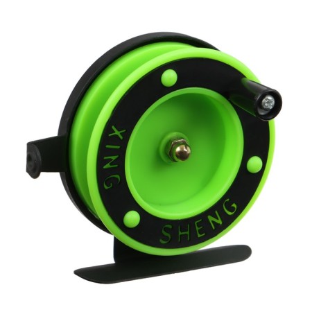 Inertial coil, metal plastic, diameter 6.5 cm, guide, black-salan, 701d-4