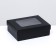 The box is folding, the lid is, with the window, black, 16.5 x 12.5 x 5.2 cm