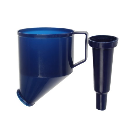 Flood funnel with an angular nose, with a net, collapsible, diameter 123 mm, length 325 mm, mix-2