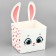 Boxes for mini bouquets "Bunny", 12 × 20 × 10 cm