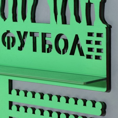 Moars with a shelf "Football" Green, 42.5x27.5 cm-1