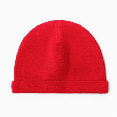 New Year. Children's hat minku "Winter", red color, size 46 cm-5