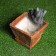 Figure Kashpo "Box with kittens" 16x18x20cm