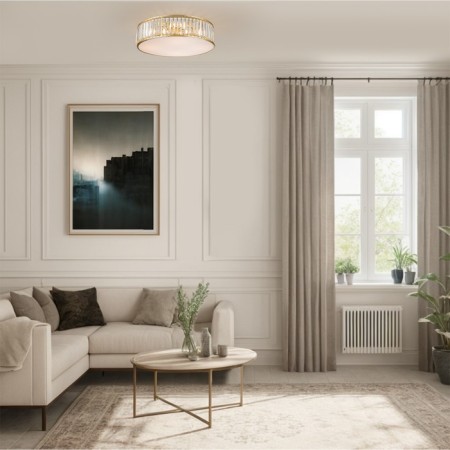 Ceiling light ESCADA, 2116/4. 4x40W, e27, 500x500x165 mm, color gold-4