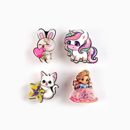 Hair hair clip, shaker, 4 pieces-1