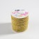 Cord twisted, d = 3 mm, 25 ± 1 m, gold color