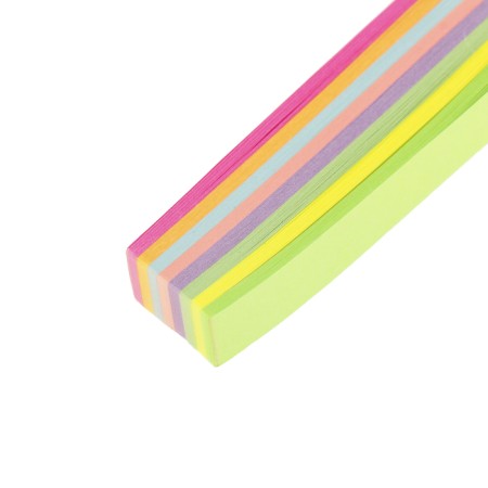 Strips for quilling "Color" (set of 170 strips) Width 1 cm 25x1.8x1 cm-2