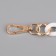 A chain for a bag, plastic, with carbines, 23 × 17 mm, 30 cm, white/gold color