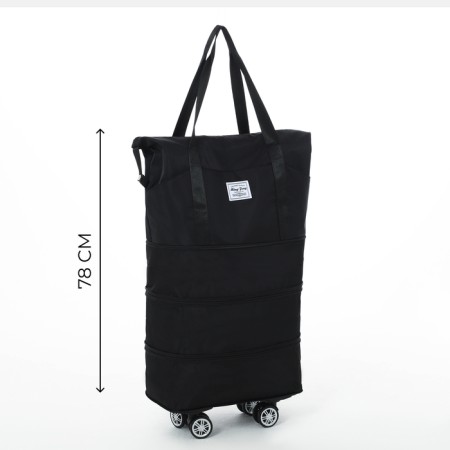 Bag Dor Rk Kol, 42*24*33/78, Material Department, with led, 3n/pocket, holding d/suit, black-1
