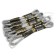 Bestex muline threads metallized, 8 m, e168 silver, 12 pcs. packaged