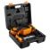 DREAL DRASTE DEKO DKCHS 20-6, 20 V, 2x2 Ah, tire 150 mm, 6 m/s, case