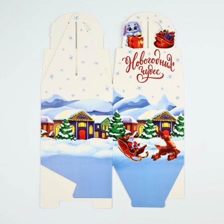 Box the team "Fairytale Santa Claus" 14 x 16 x 14 cm, New Year-6