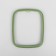 Embroidery hoops, flexible rectangle, 22 × 18 cm, olive color