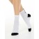 Women's socks with Pikot Conte Elegant Black Cat, size 25, white color