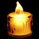 Supple LED "Romantic" burns yellow