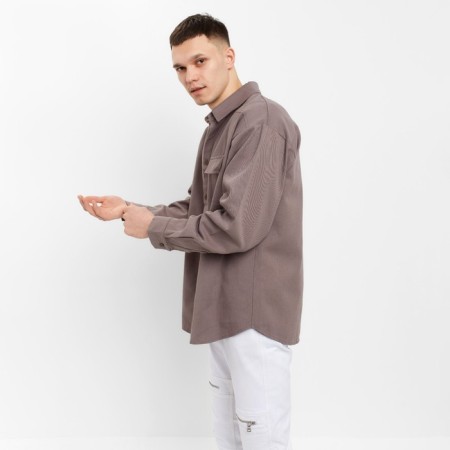 Men's shirt MIST Oversize R.56, Gray-2