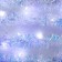 Girland "Mishura" 1 m Rosa, IP20, pearl thread, 22 LED, 8 layers, D = 3 cm, glow white, CR2032X2