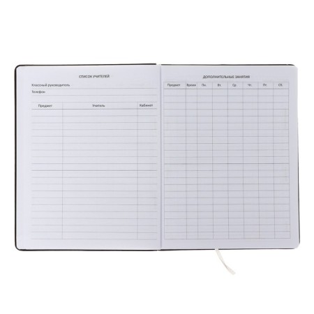 Universal diary for grade 1-11 Break Rules, hard cover, artificial leather, foam rubber, liesse, 80 g/m2-5