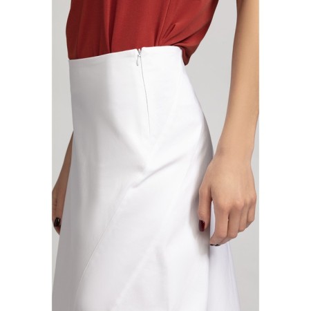 Female skirt, size 50, white color-2