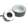 Ceiling light Feron HL3678, IP20, GX53, 12 W, 110XX74.5 mm, black color