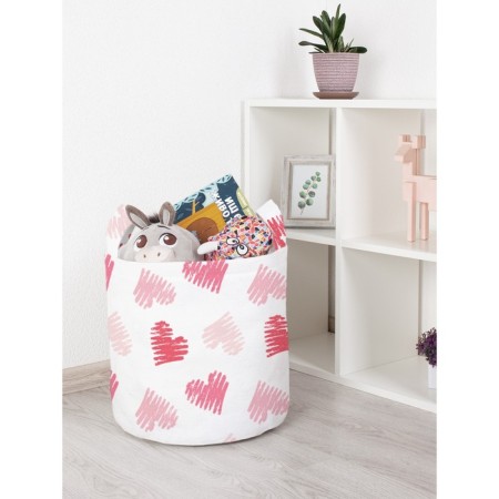 Basket for toys "Pitchek drawing, size 35x35 cm