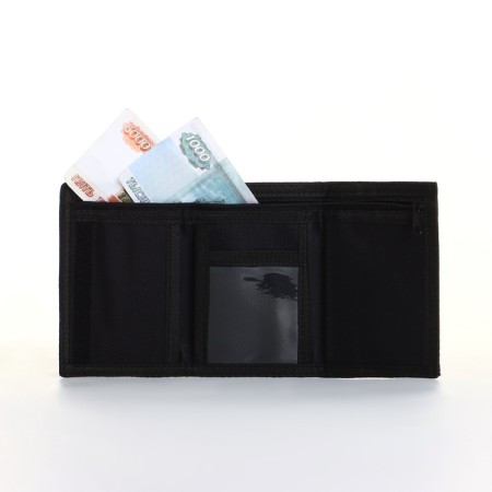 Velcro wallet, red color-6