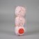 Set of balls plastic D-8 cm, 3 pcs "Tenderness" star, pink