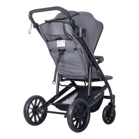 Walking stroller Farfello Bonnie, Smoke Grey color-11
