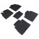 Rubber mats with high side for Lexus Es VI, 2012-