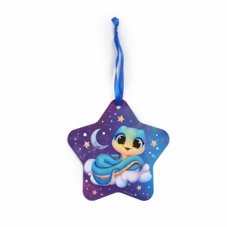 Christmas tree toy New Year's luminous “all dreams will come true”, for the New Year, 12 x 12 cm-2