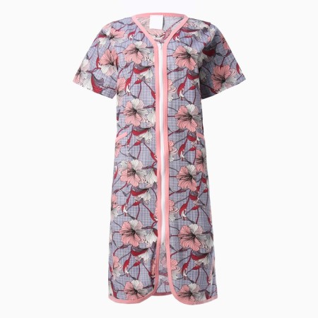 Women's bathrobe, red color, size 58-2