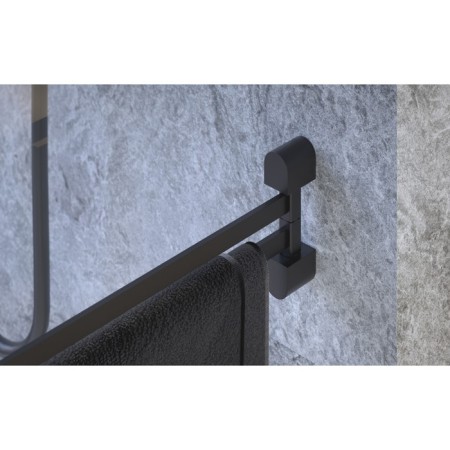 Twist holder twin double 35 cm black artwelle-4
